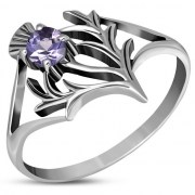 Thistle Silver Ring Scottish Celtic Jewels, r439